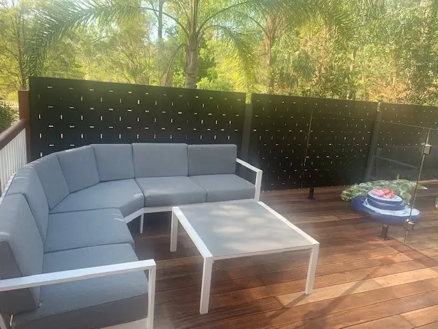 The same plunge pool deck, with room to relax.