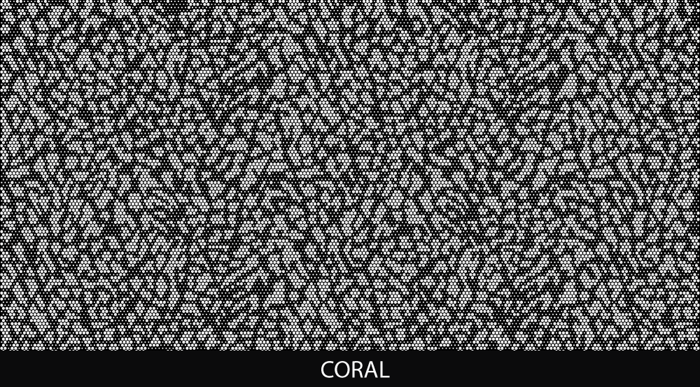 Coral perforated pool fencing design pattern by Pool Perf