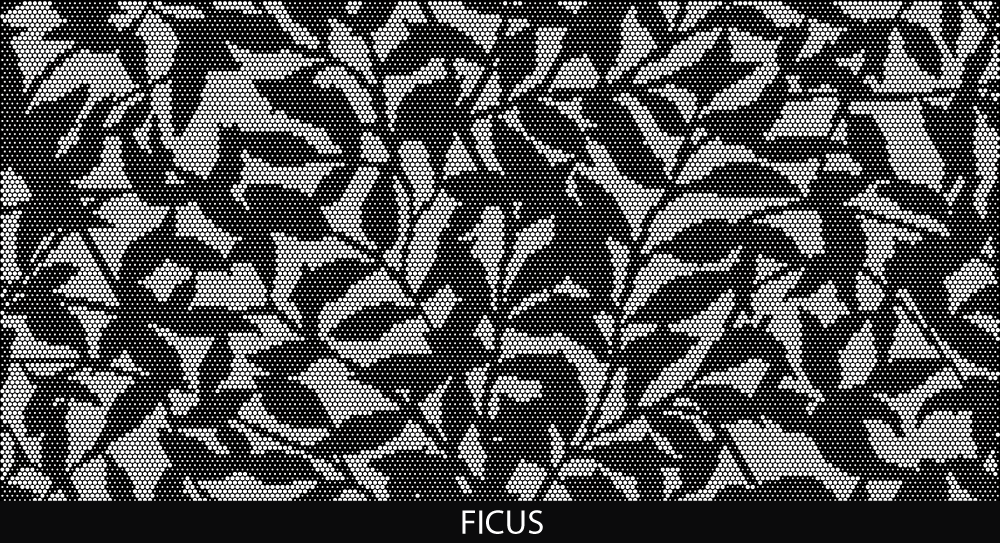 Ficus perforated pool fencing design pattern by Pool Perf