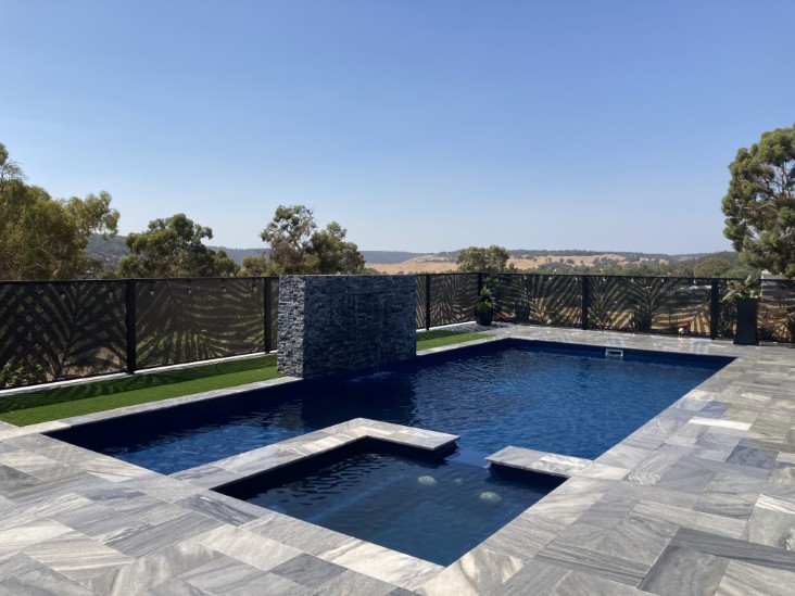 Palmy Perf in Textured Black-WA - Western Australia