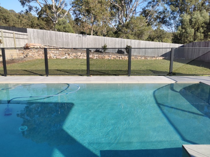 PolyPerf economical perforated pool fencing